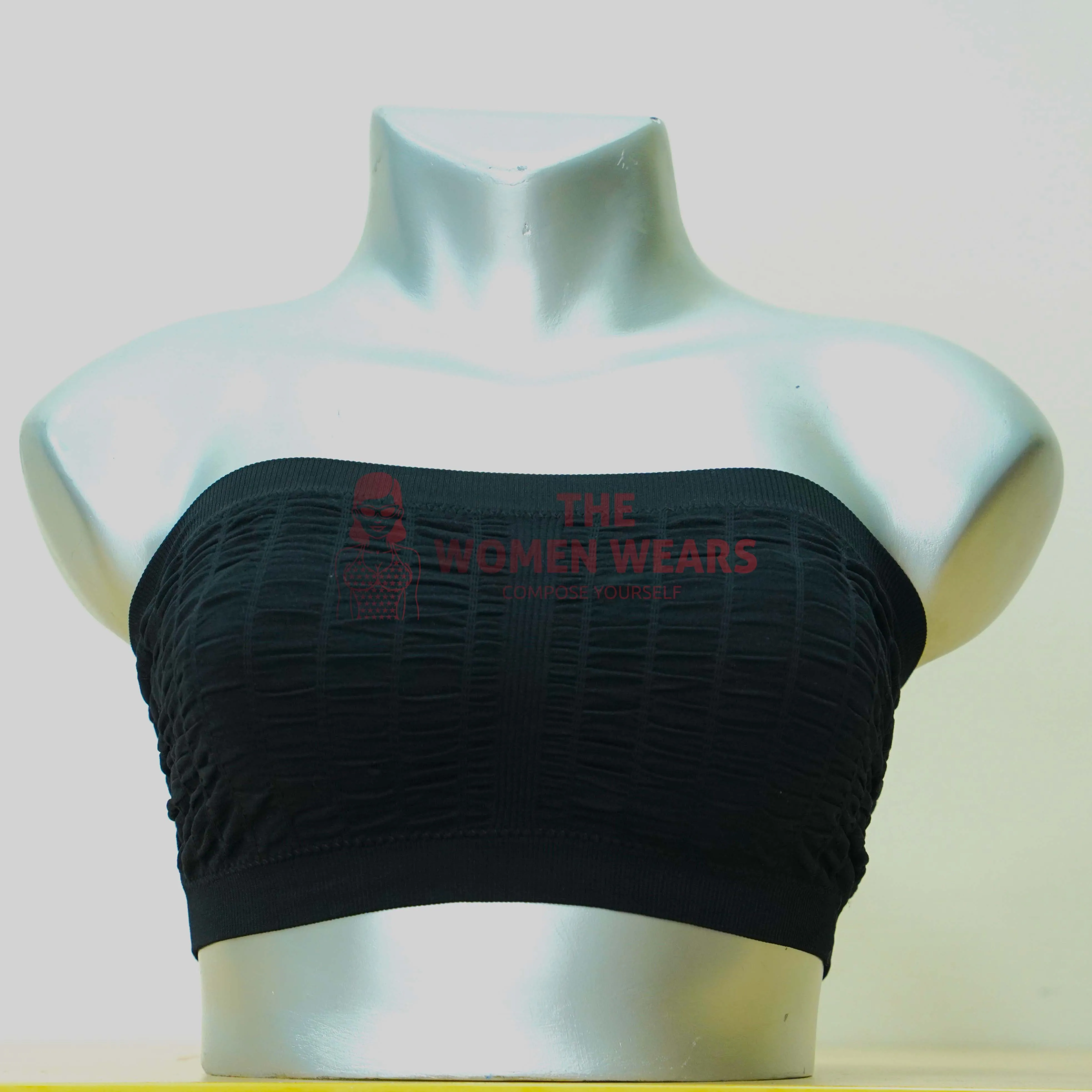 Women's Soft Padded Strap Less Bra (3214)