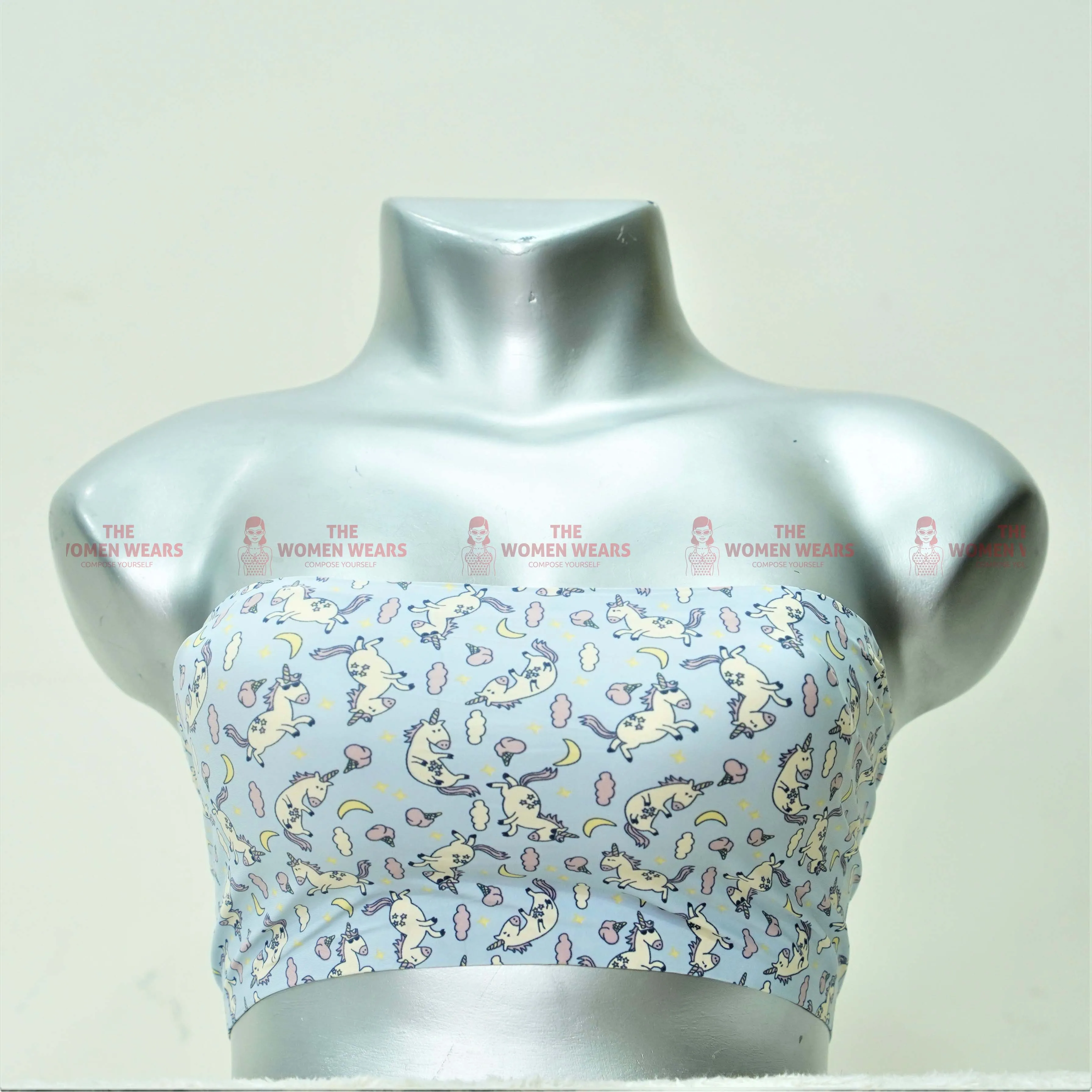 Women's Soft Padded Strapless Bralette (4328)