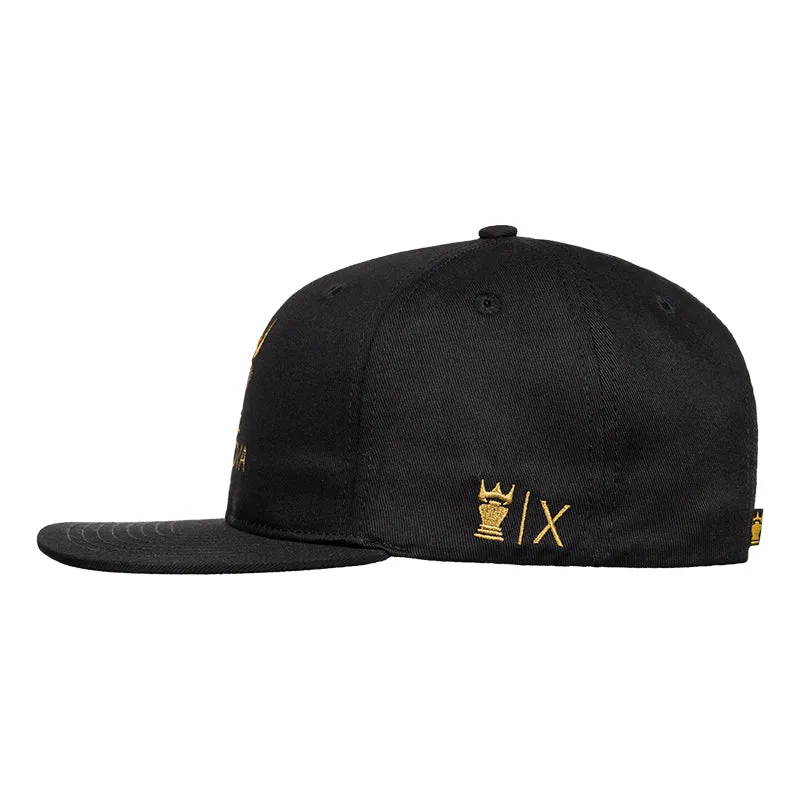 X-ANNIVERSARY HAT / CORPO CROWN BLACK/GOLD